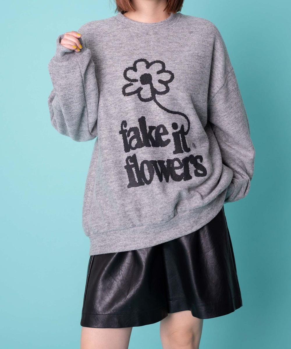 杢グレー　モデル:155cm F着用