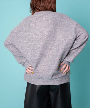 杢グレー　モデル:155cm F着用