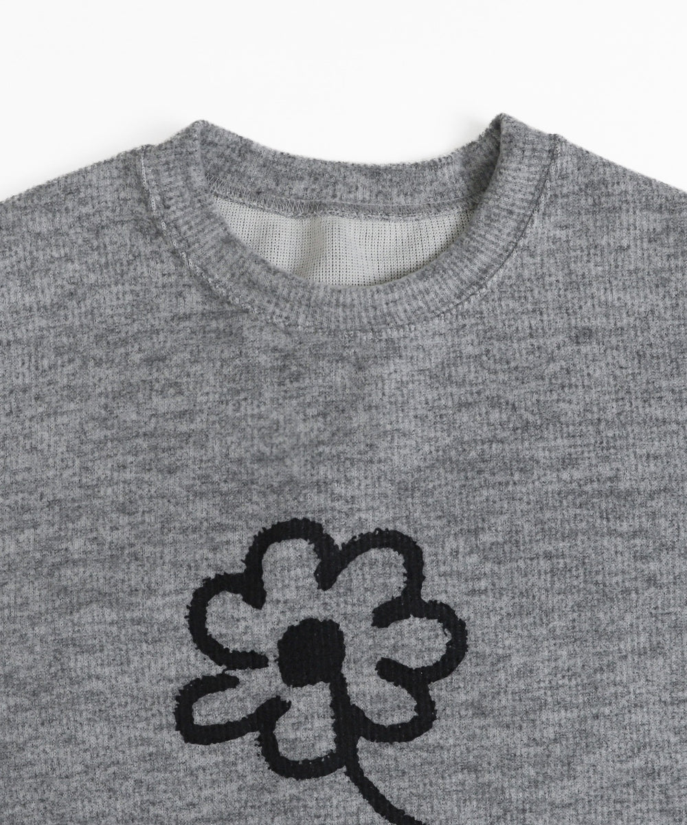 Fake　flowersニットPO