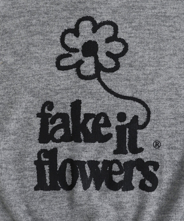 Fake　flowersニットPO