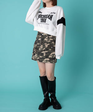 ホワイトアイボリー　モデル:155cm F着用