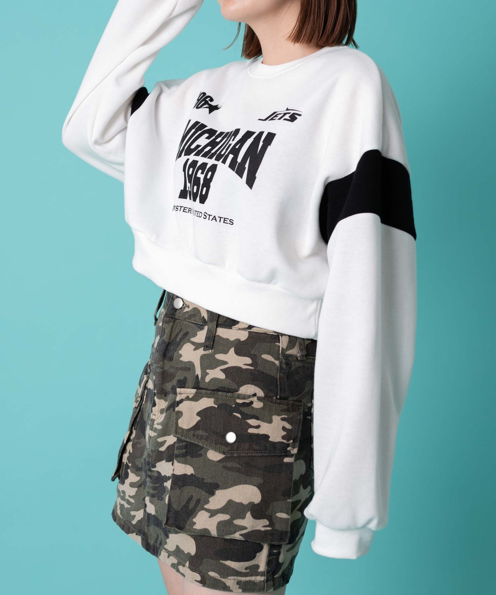 ホワイトアイボリー　モデル:155cm F着用