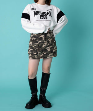 ホワイトアイボリー　モデル:155cm F着用