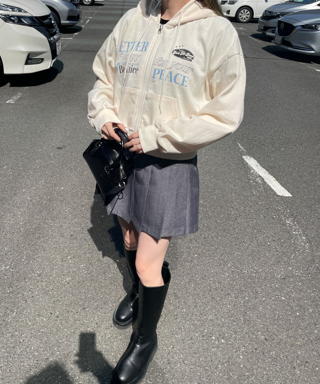 ホワイト  モデル:155cm F着用