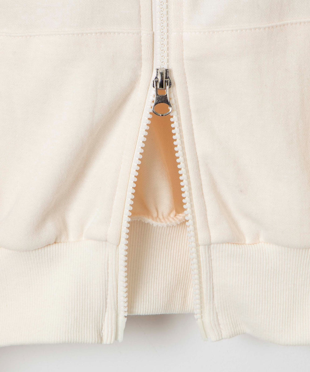 ロゴショートジップパーカー