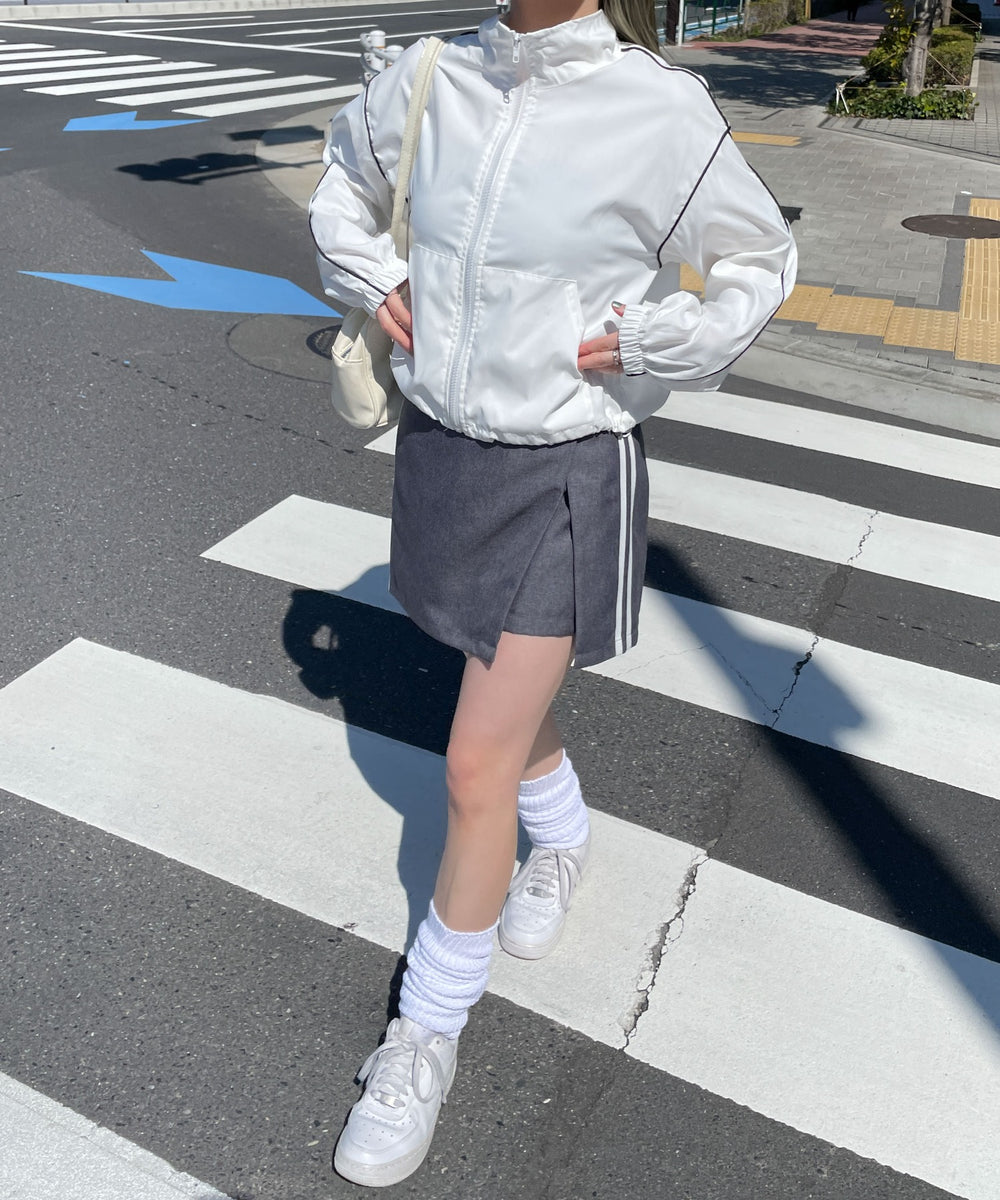 ホワイト 　モデル:155cm F着用