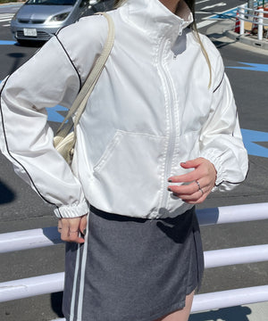 ホワイト 　モデル:155cm F着用