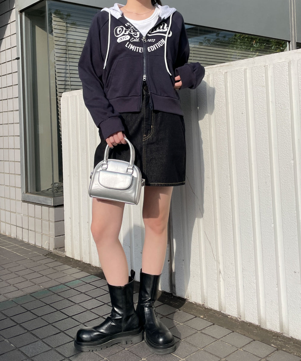 ネイビー　モデル:155cm F着用