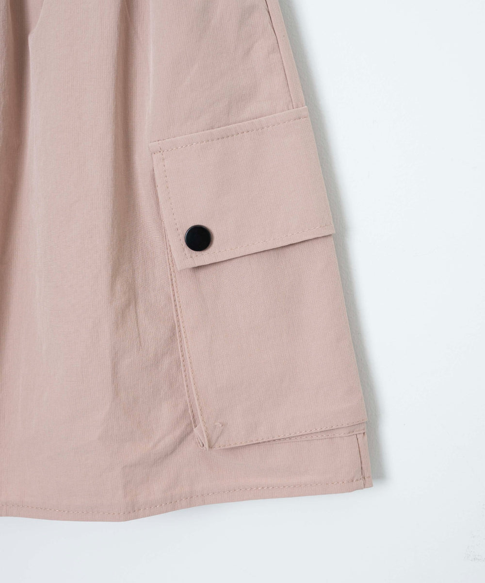 ナイロンカーゴミニスカート