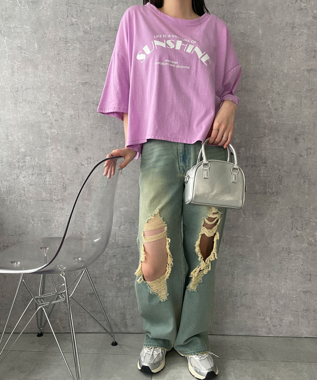 パープル　モデル:155cm F着用