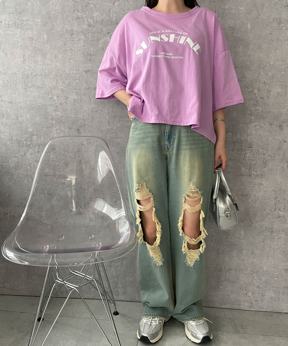 パープル　モデル:155cm F着用