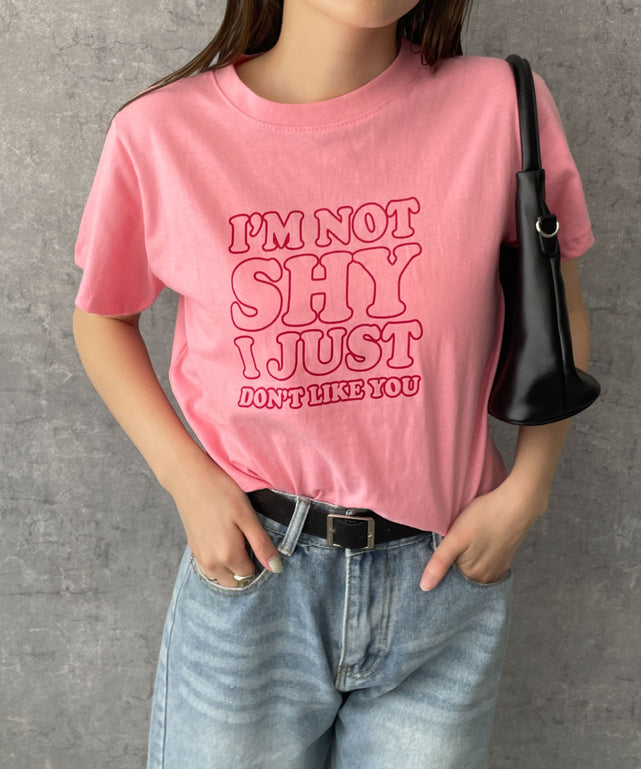 I＇m　not　SHY　Tシャツ【一部店舗限定】