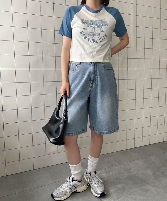 ブルー　モデル:155cm F着用
