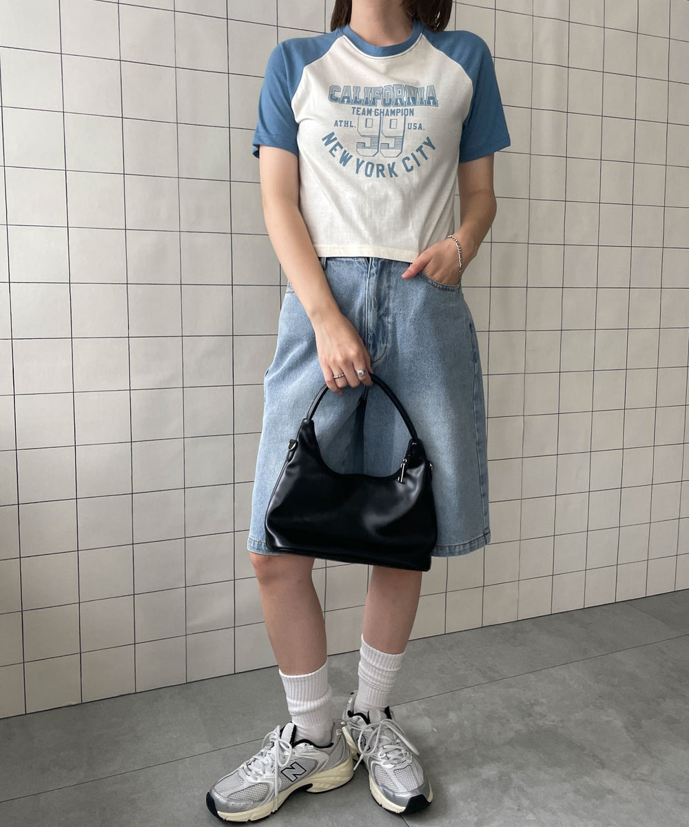 ブルー　モデル:155cm F着用