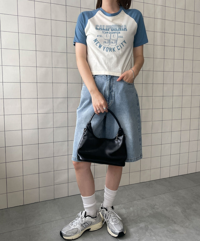 ブルー　モデル:155cm F着用