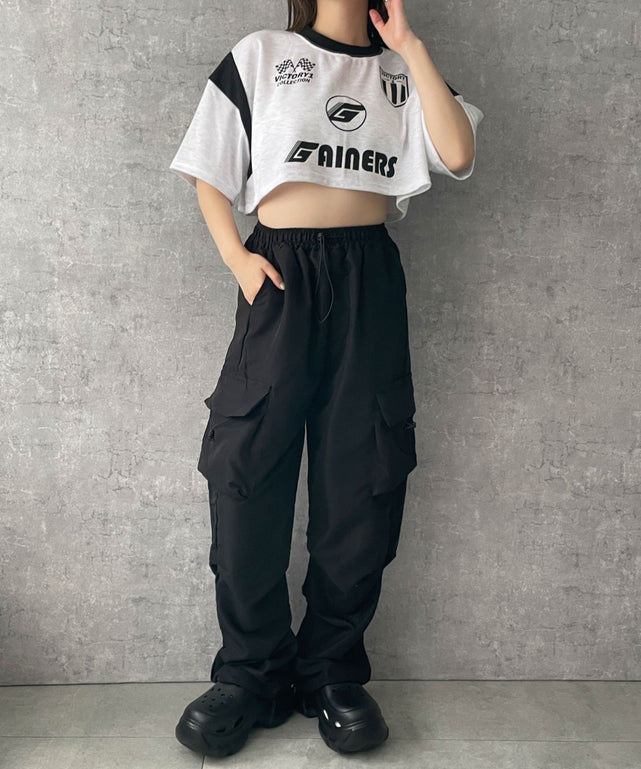 ホワイト 　モデル:155cm F着用