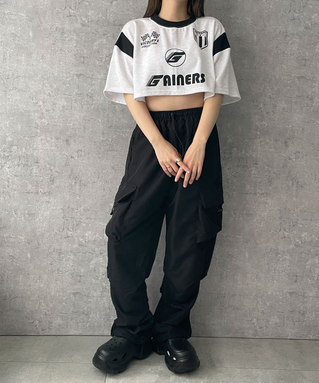 ホワイト 　モデル:155cm F着用