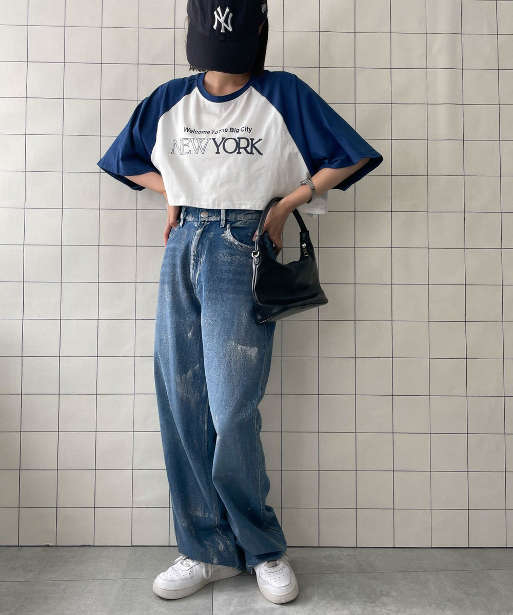 ブルー　モデル:155cm F着用