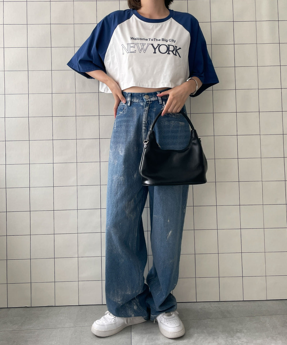 ブルー　モデル:155cm F着用