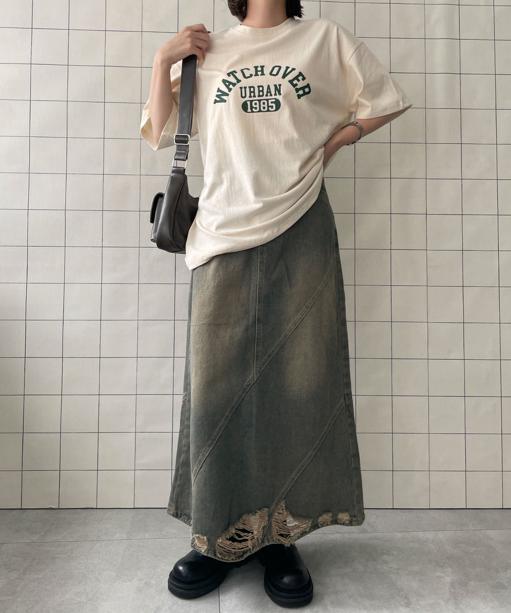 ホワイトアイボリー　モデル:155cm F着用