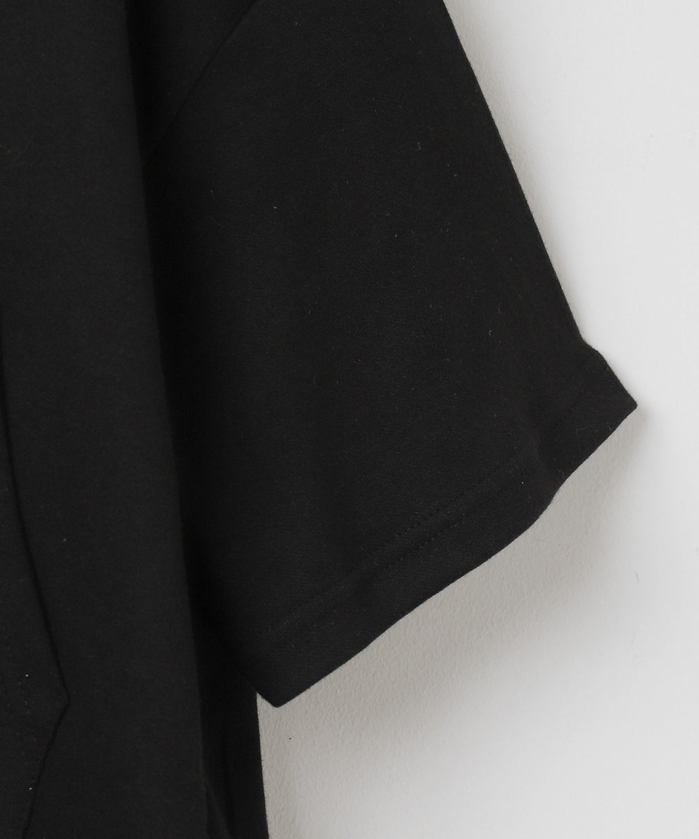 半袖ジップアップパーカー