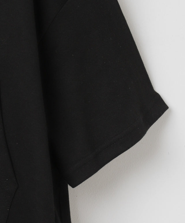 半袖ジップアップパーカー