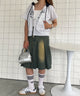 杢グレー　モデル:155cm F着用