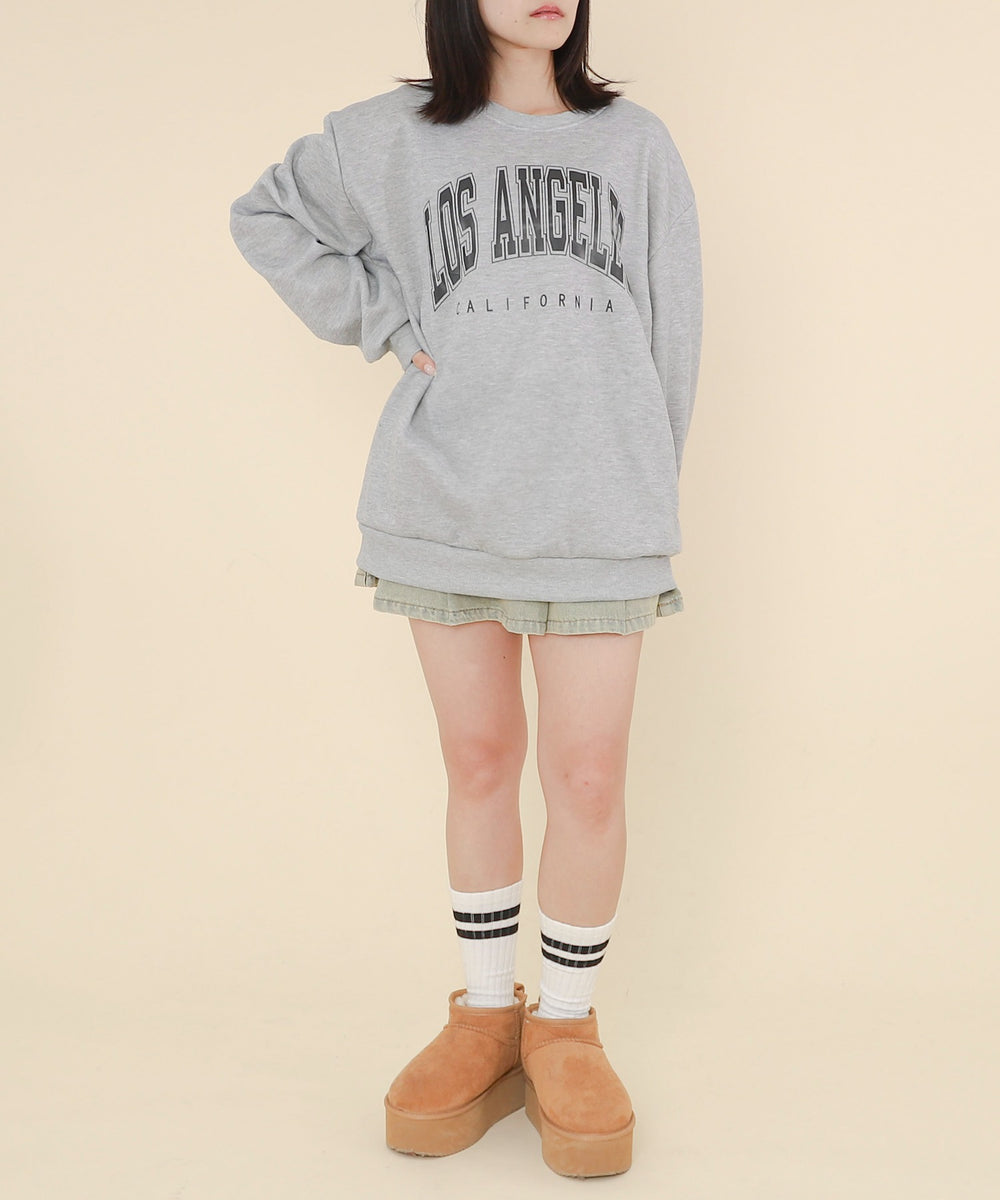 杢グレー モデル：147cm F着用