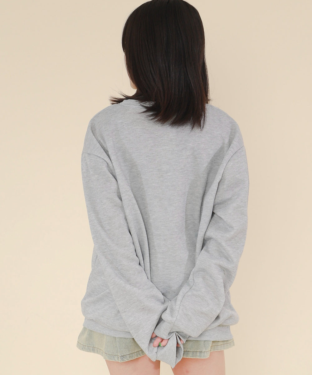 杢グレー モデル：147cm F着用