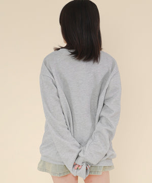 杢グレー モデル：147cm F着用