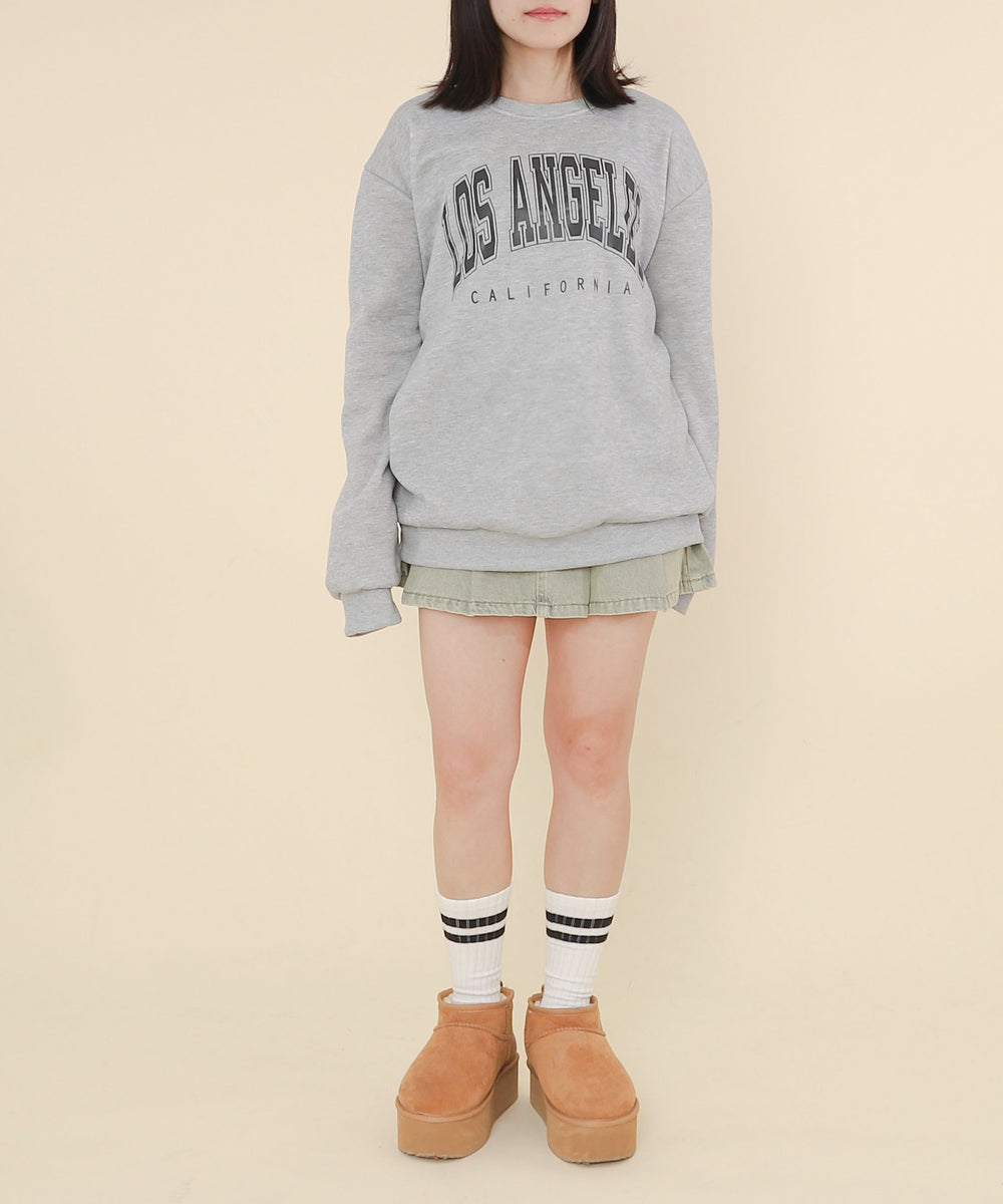 杢グレー モデル：147cm F着用