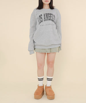 杢グレー モデル：147cm F着用