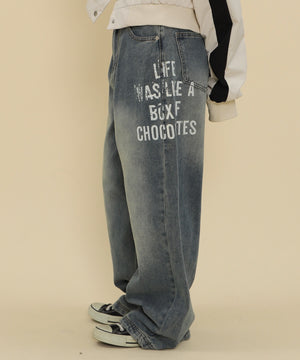 デニム中濃 モデル：147cm S着用