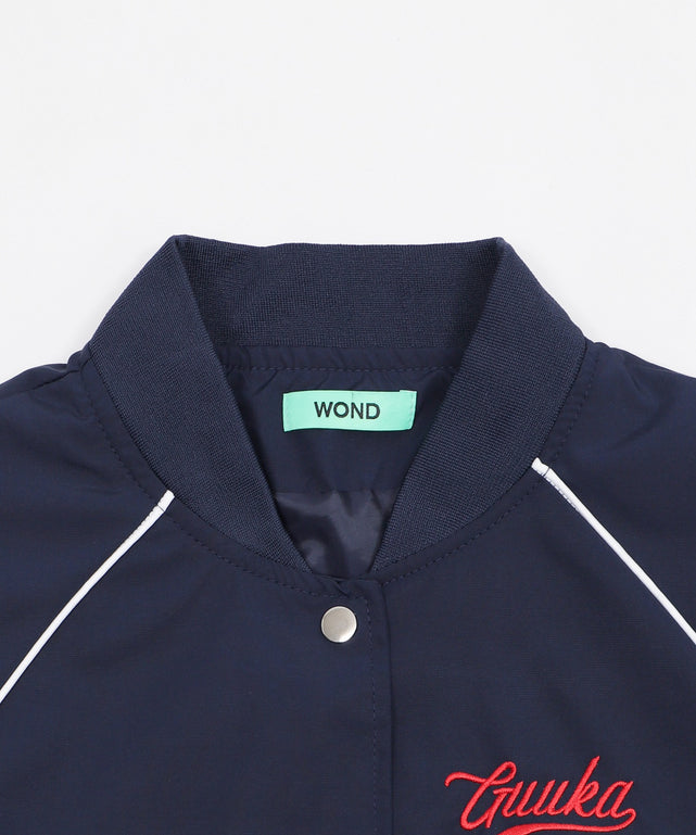 ワンポイントバイカラースタジャン