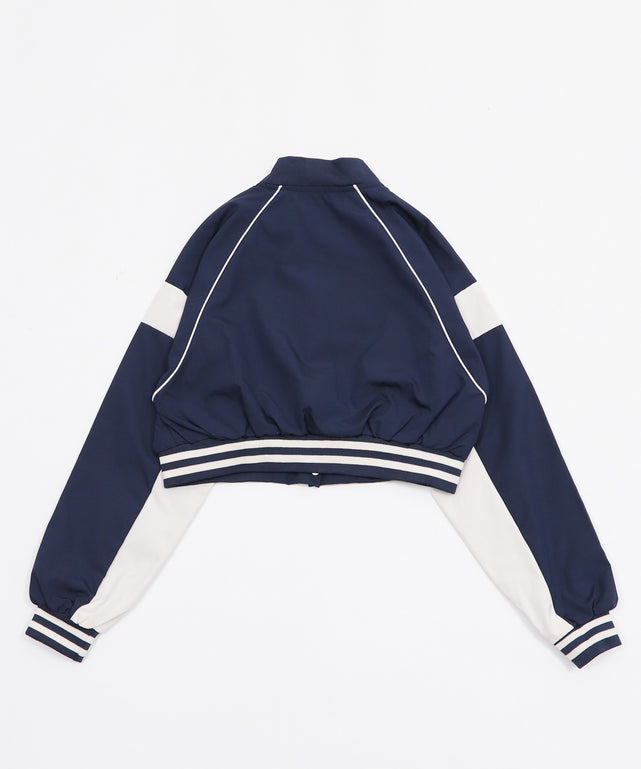 ワンポイントバイカラースタジャン