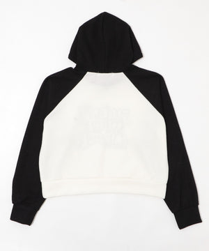 ラグランハンドライトロゴパーカー