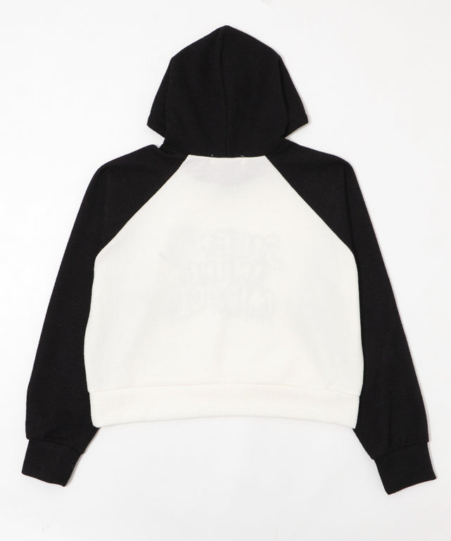 ラグランハンドライトロゴパーカー