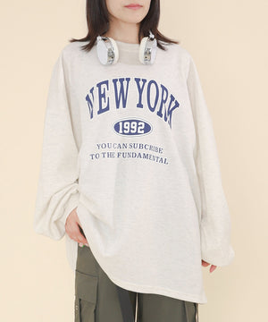 杢グレー モデル：147cm F着用