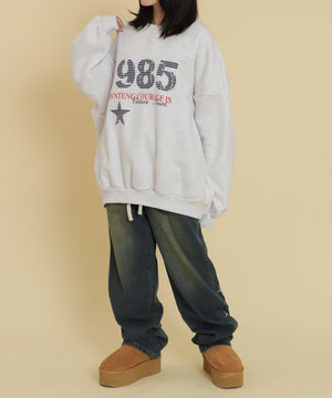 デニム中濃 モデル：147cm F着用