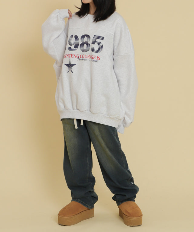 デニム中濃 モデル：147cm F着用