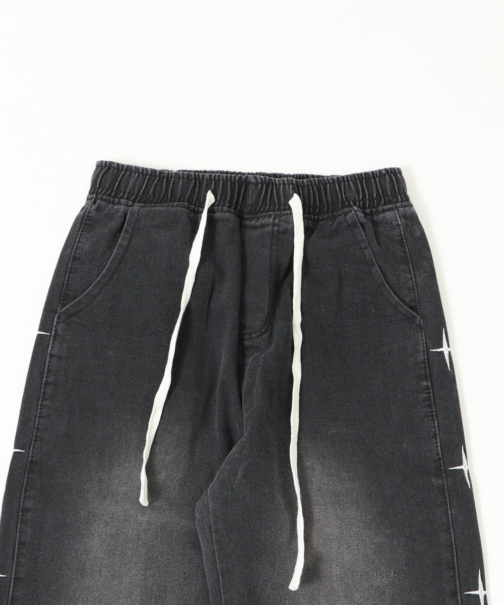 Twinkleサイドラインイージーデニム