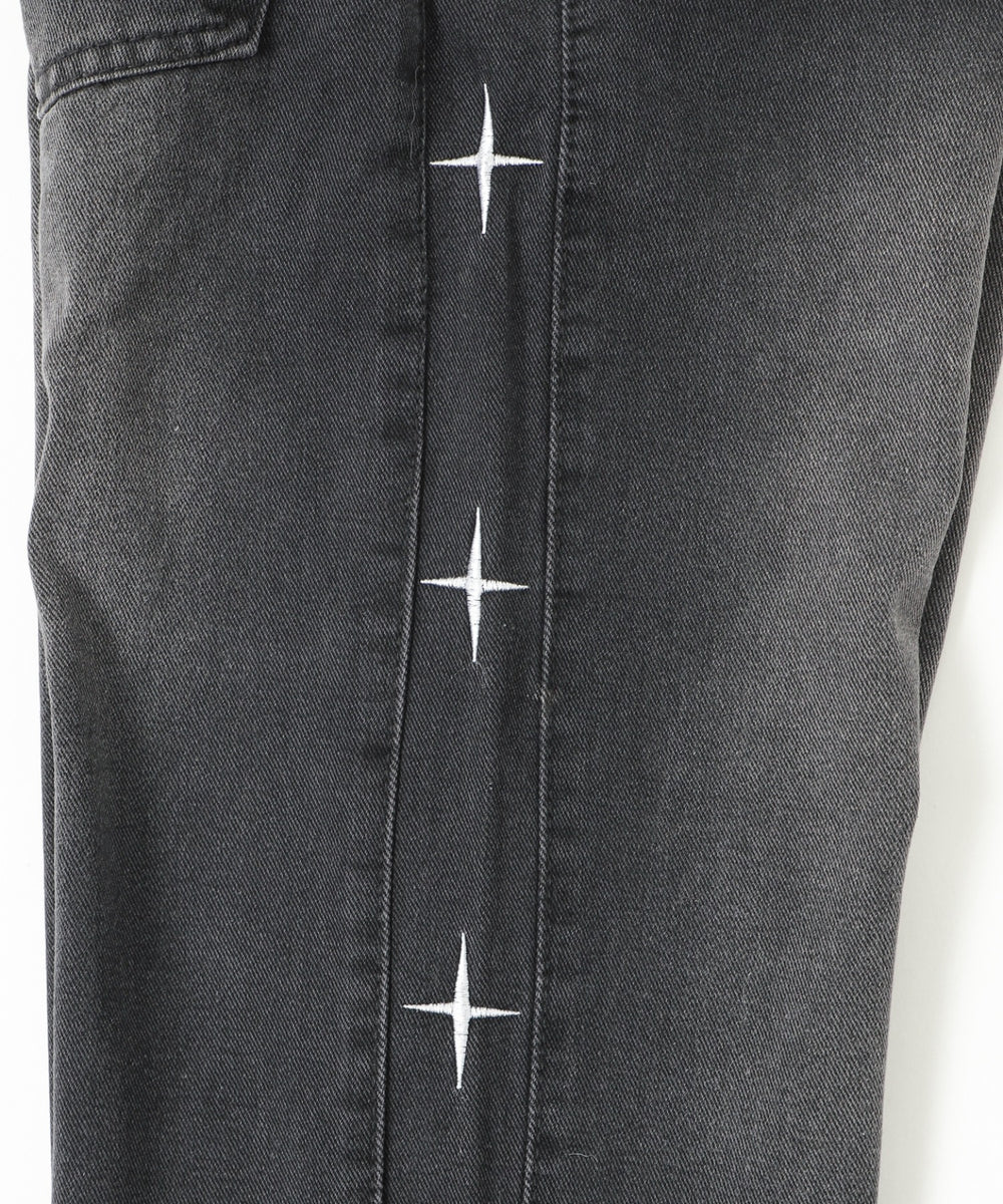 Twinkleサイドラインイージーデニム