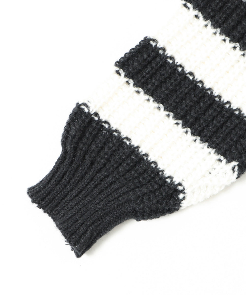 ダメージボーダーZIPニット