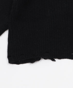 ロゴZIPニットパーカー