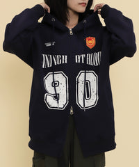 ユニフォームロゴZIPパーカー