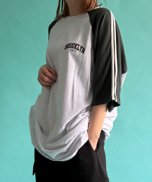 杢グレー　モデル:155cm F着用