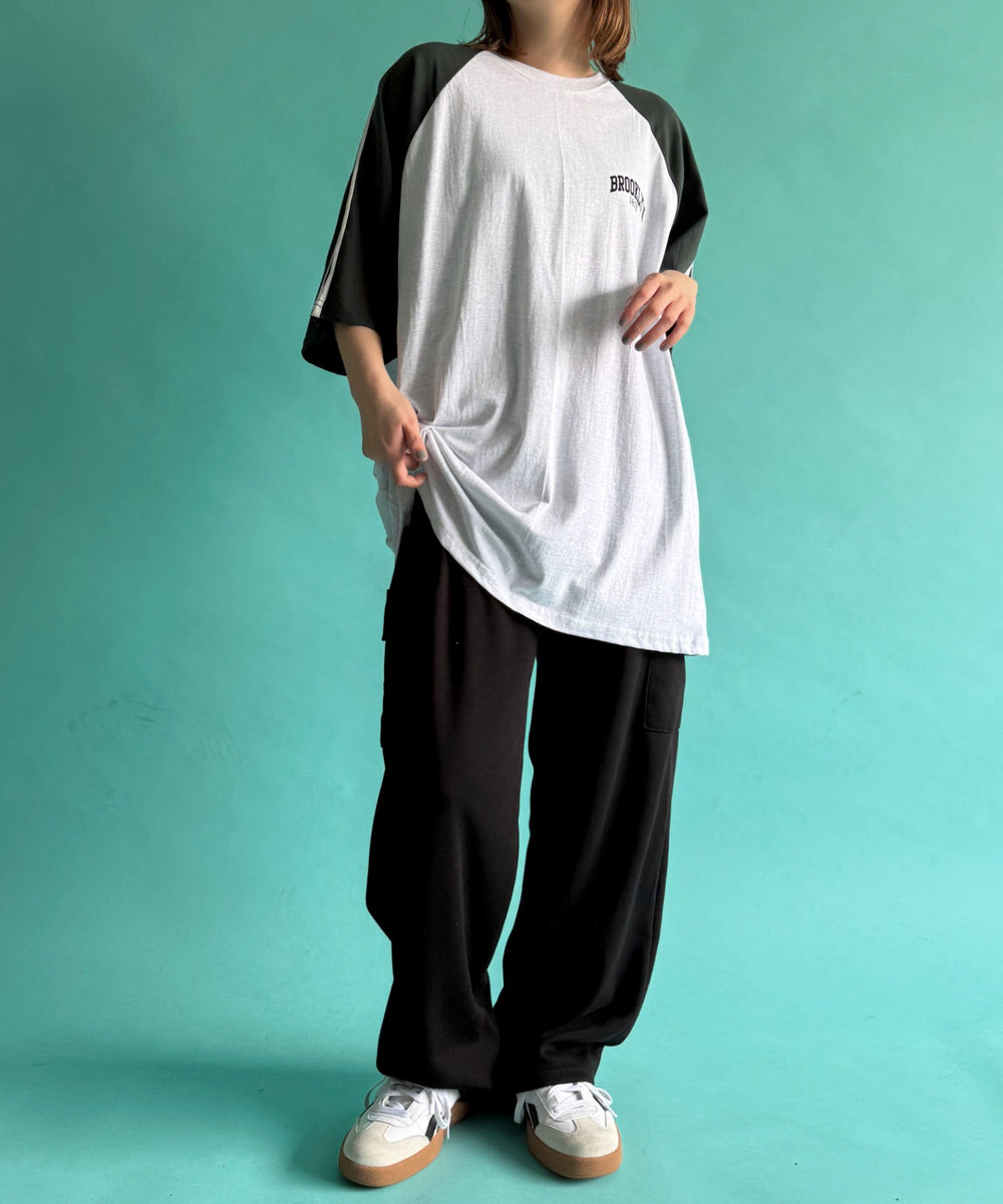 杢グレー　モデル:155cm F着用