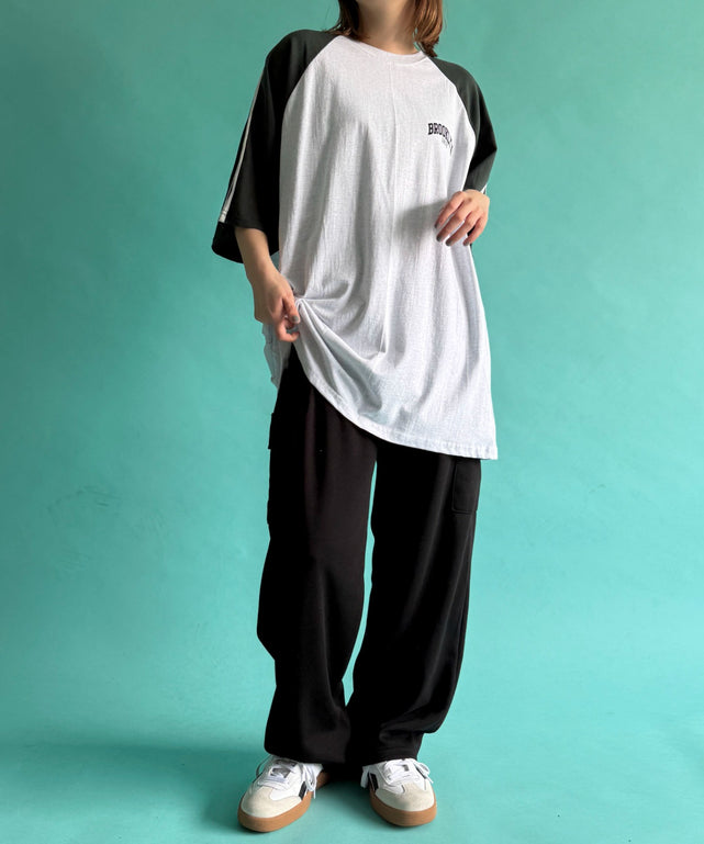 杢グレー　モデル:155cm F着用