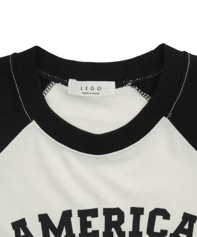AMERICAラグランチビT