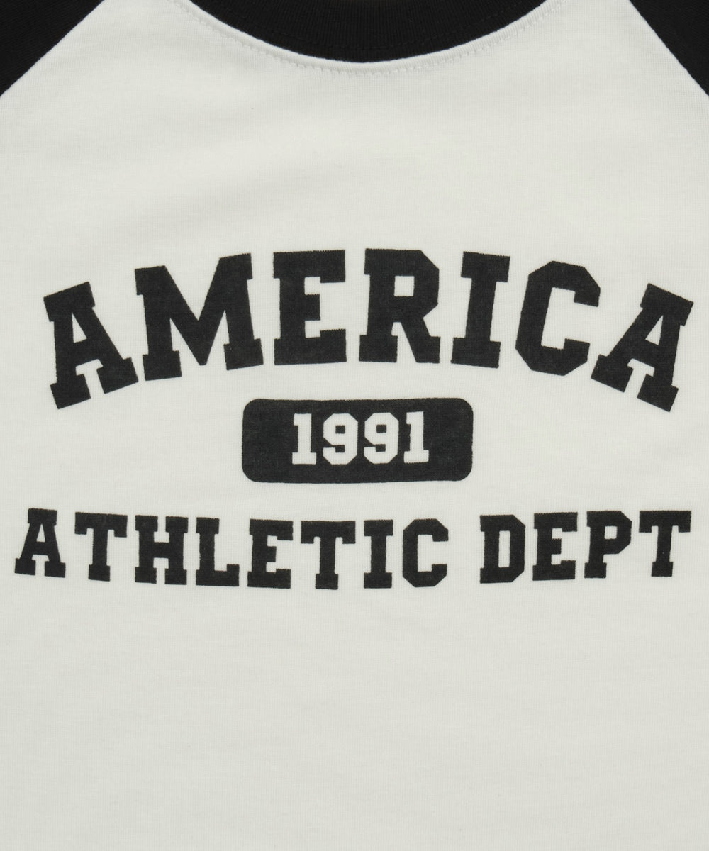 AMERICAラグランチビT